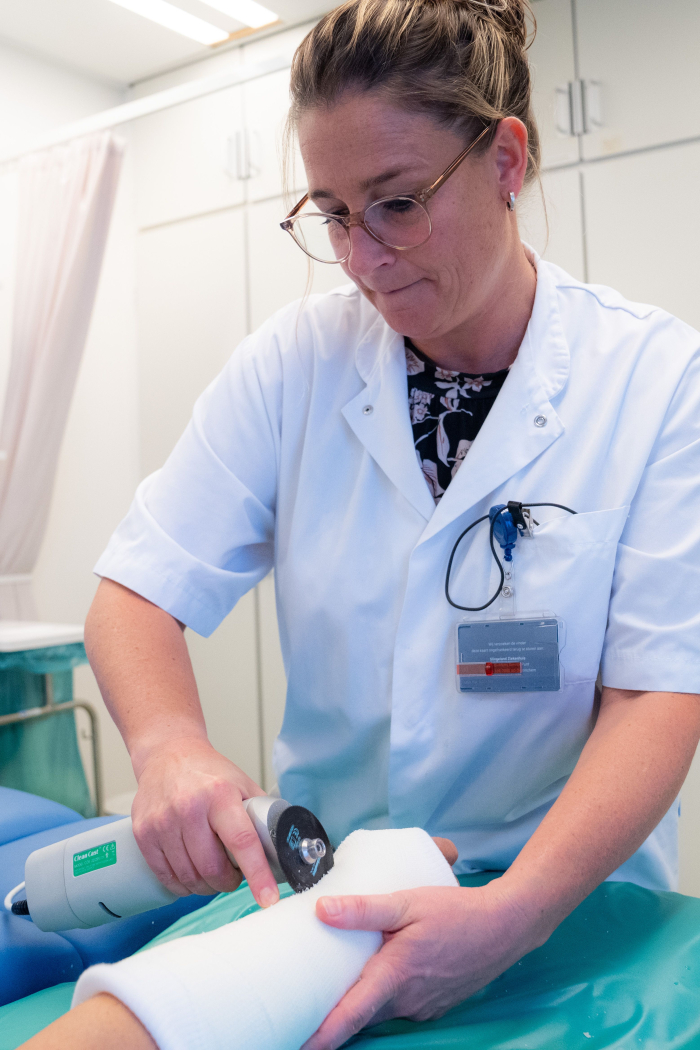 Verwijderen van gips