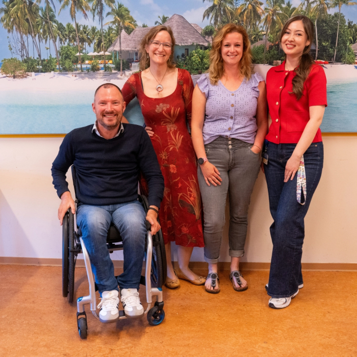 Groepsfoto van de begeleiding van de Kinderadviesraad