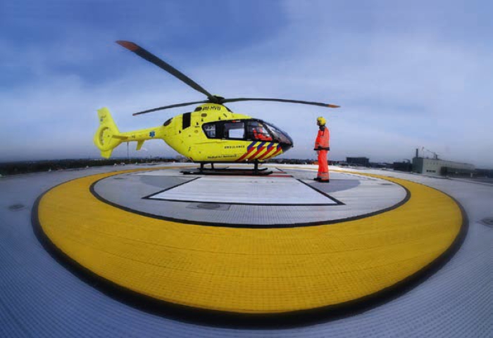 De traumaheli. ©Fotograaf Marcel Rekers.