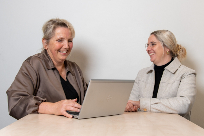 HR-medewerkers Wilma Klutman en Melanie Kraan