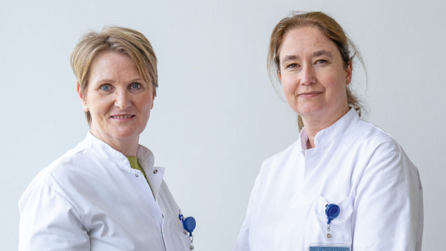 Verpleegkundig specialist Jolanda Geessink en internist Alexandra Mulder