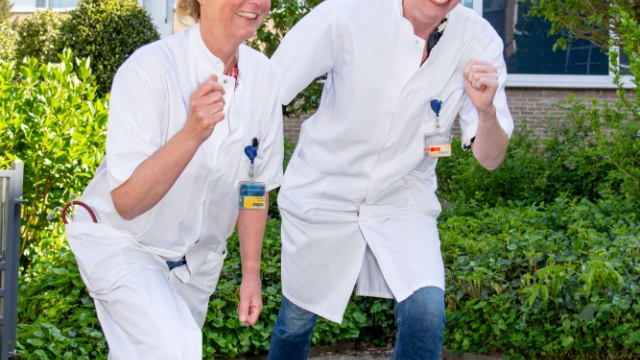 Geriaters Marie Vriens en Tamara Bongers