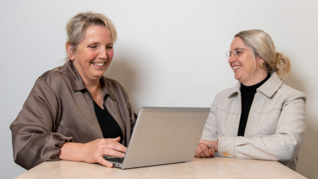 HR-medewerkers Wilma Klutman en Melanie Kraan