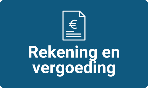 rekening en vergoeding